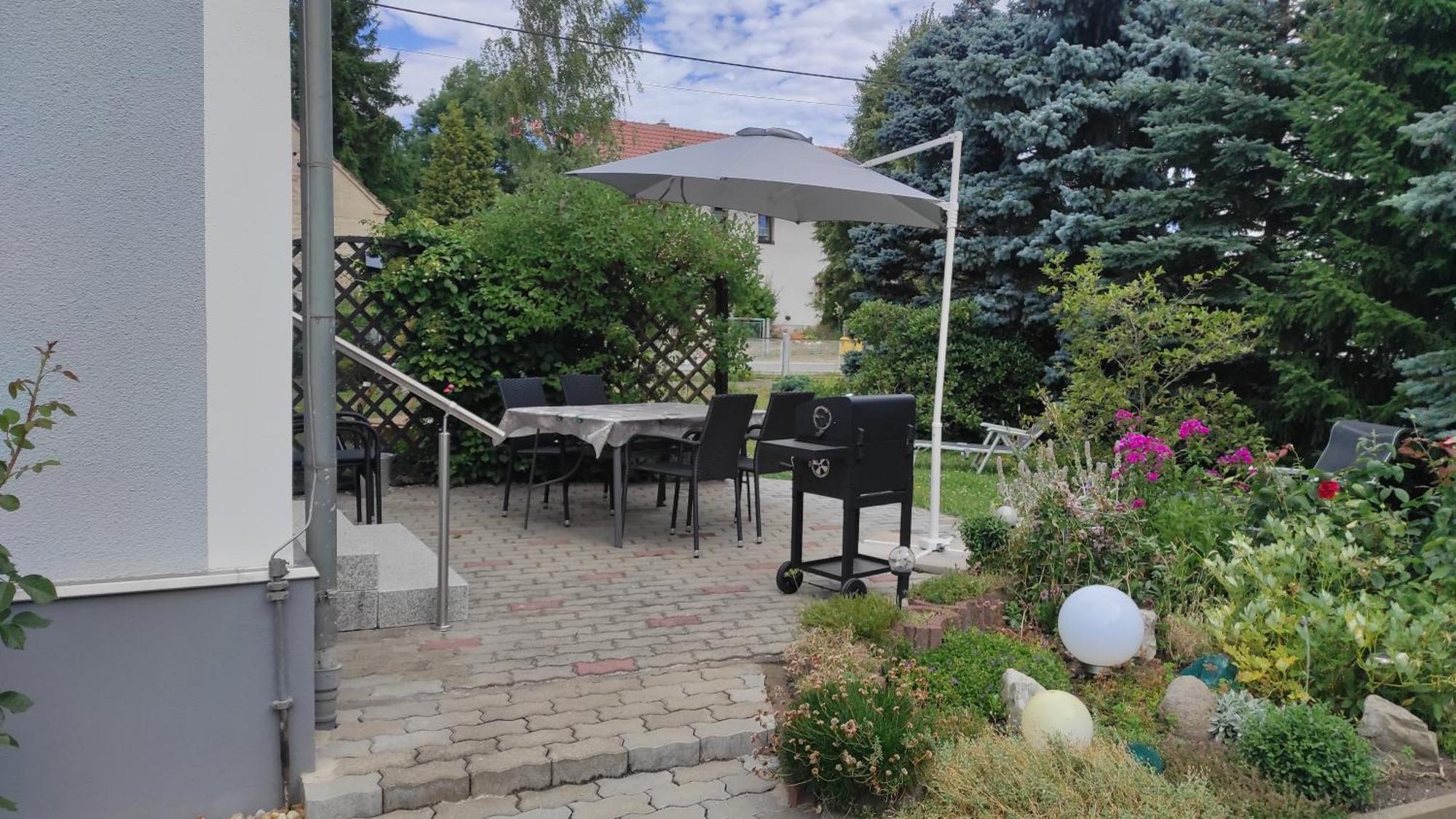 Ferienwohnung Am Olbasee Malschwitz Dış mekan fotoğraf